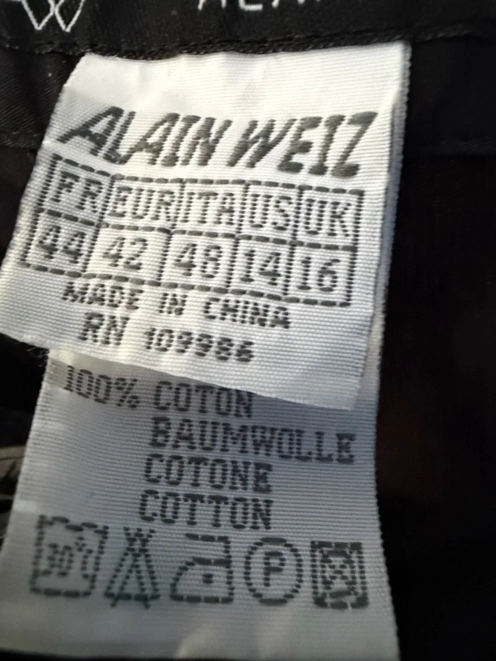 Artsy-Alain Weiz cropped pants - Picture 4 of 6